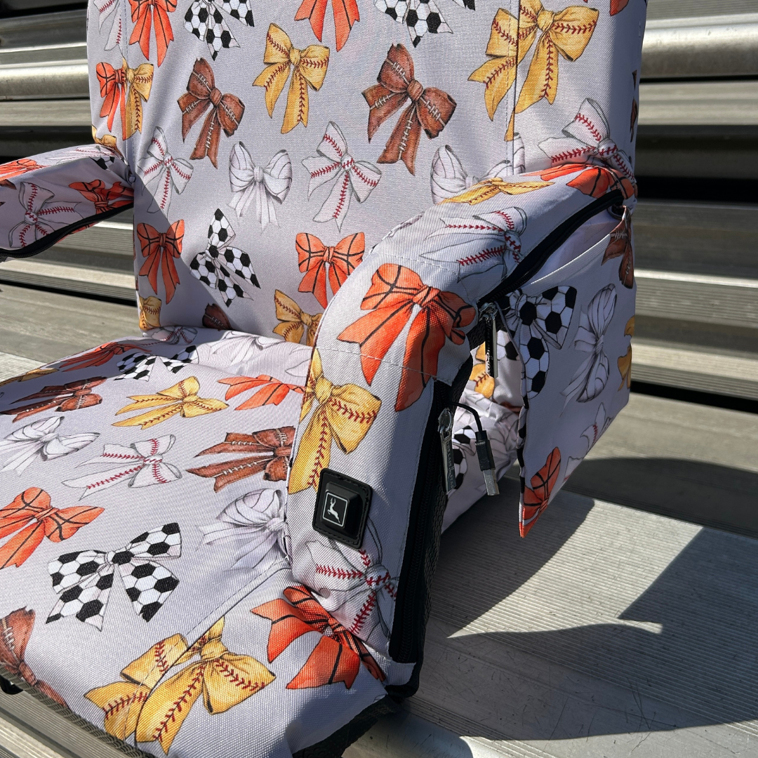 Heated Miss Athlete 23" Stadium Seat with Armrests