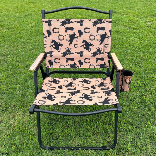 Rodeo Cowboy Folding Lawn Chair
