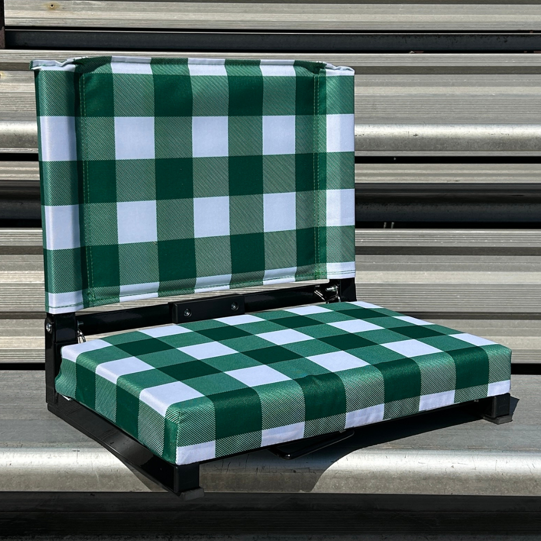 Green Buffalo Folding Stadium Seat
