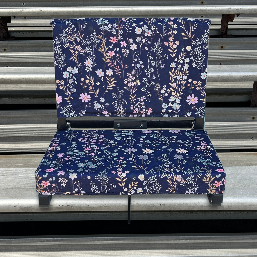 Flower Garden Folding Stadium Seat