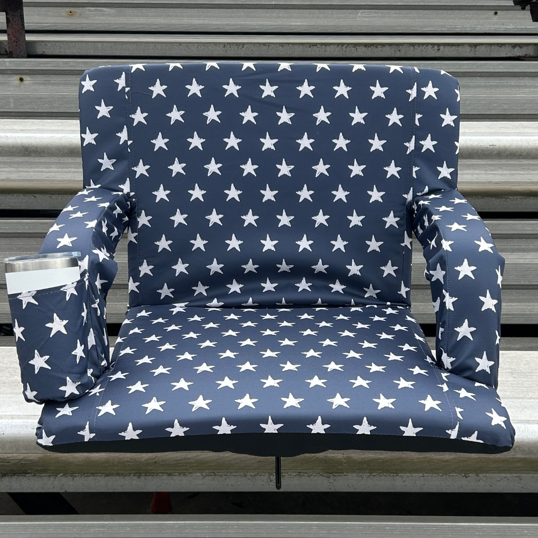 The Patriot 23" Stadium Seat with Armrests