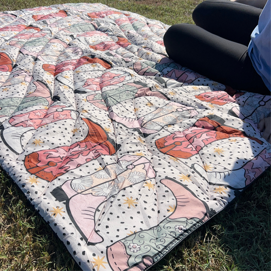 Cowgirl Boots - Indoor/Outdoor Puffy Blanket