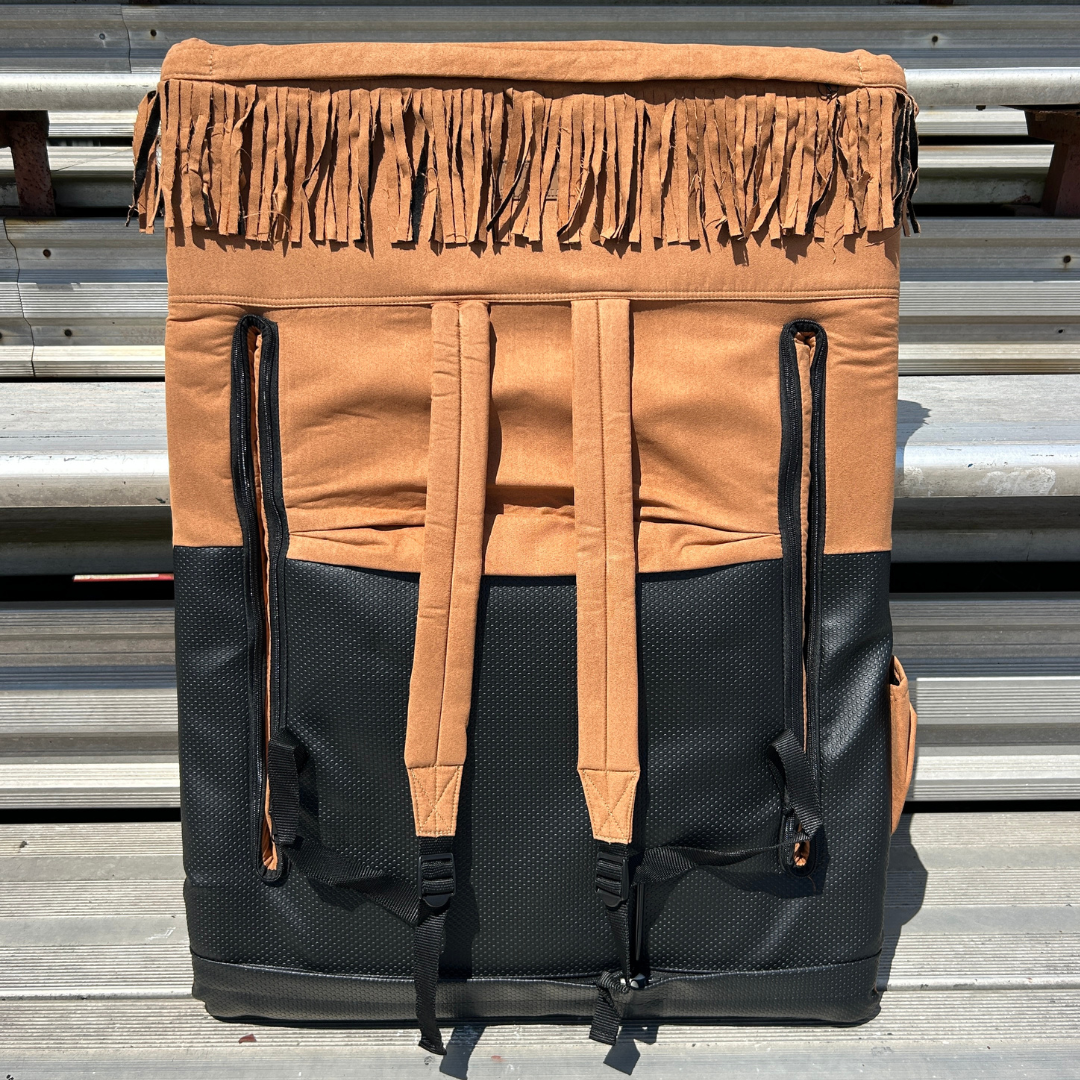 Suede 23" Stadium Seat with Armrests