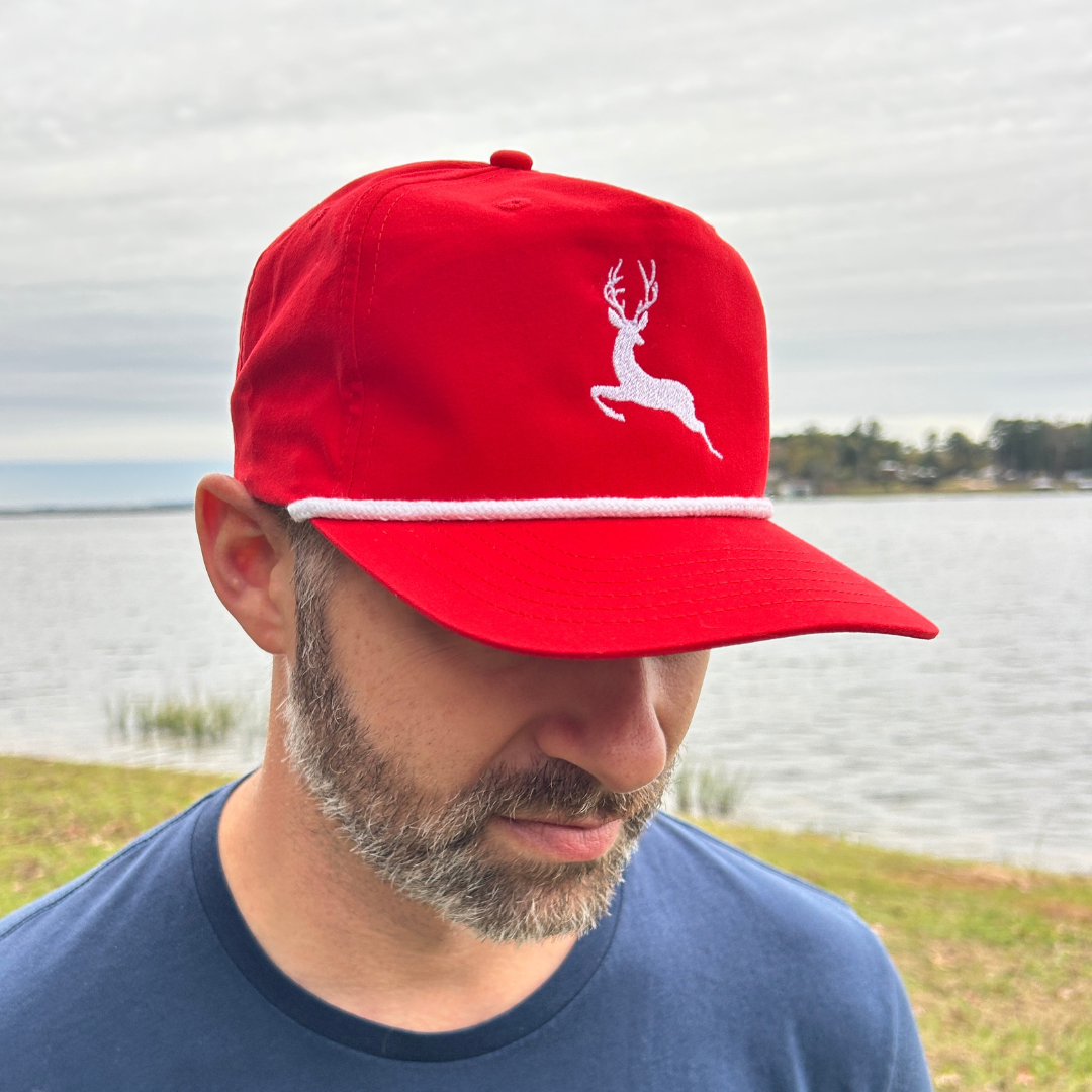 The Last Stag Golf Hat - Red/White