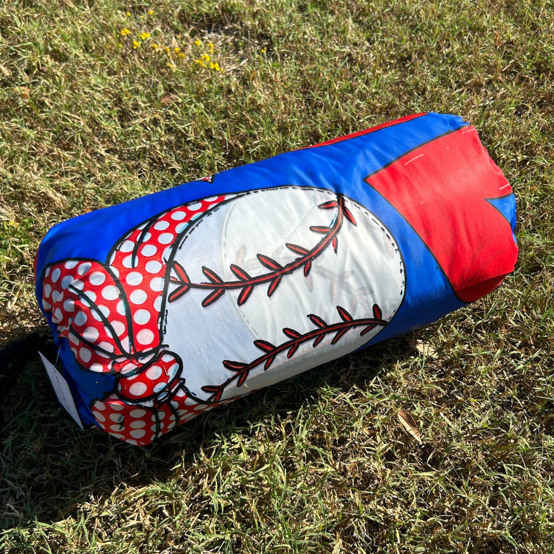 Baseball Mom - Indoor/Outdoor Puffy Blanket