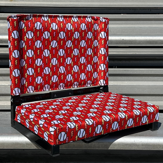 Baseball Lightning Folding Stadium Seat