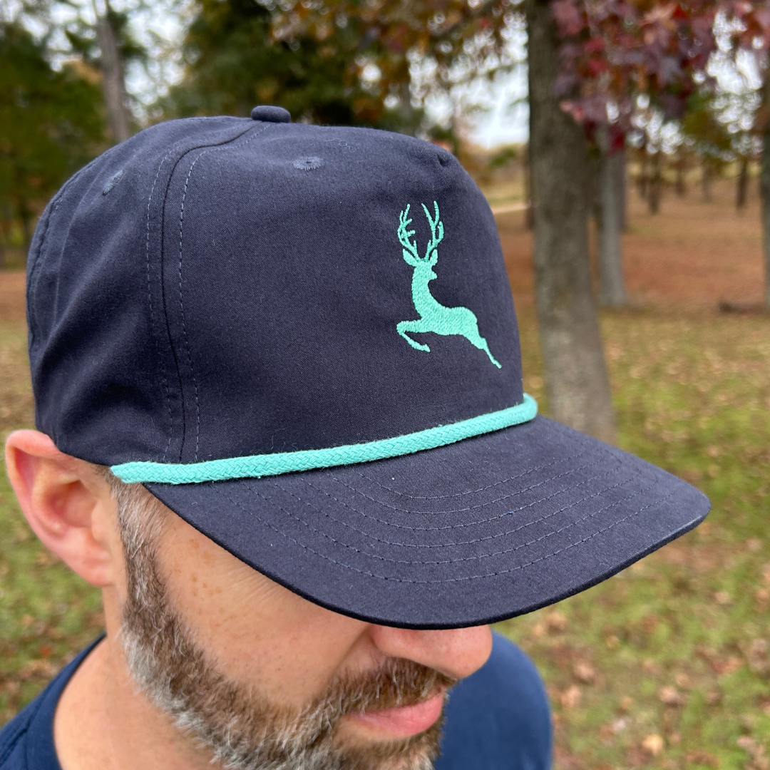 The Last Stag Golf Hat - Navy/Mint