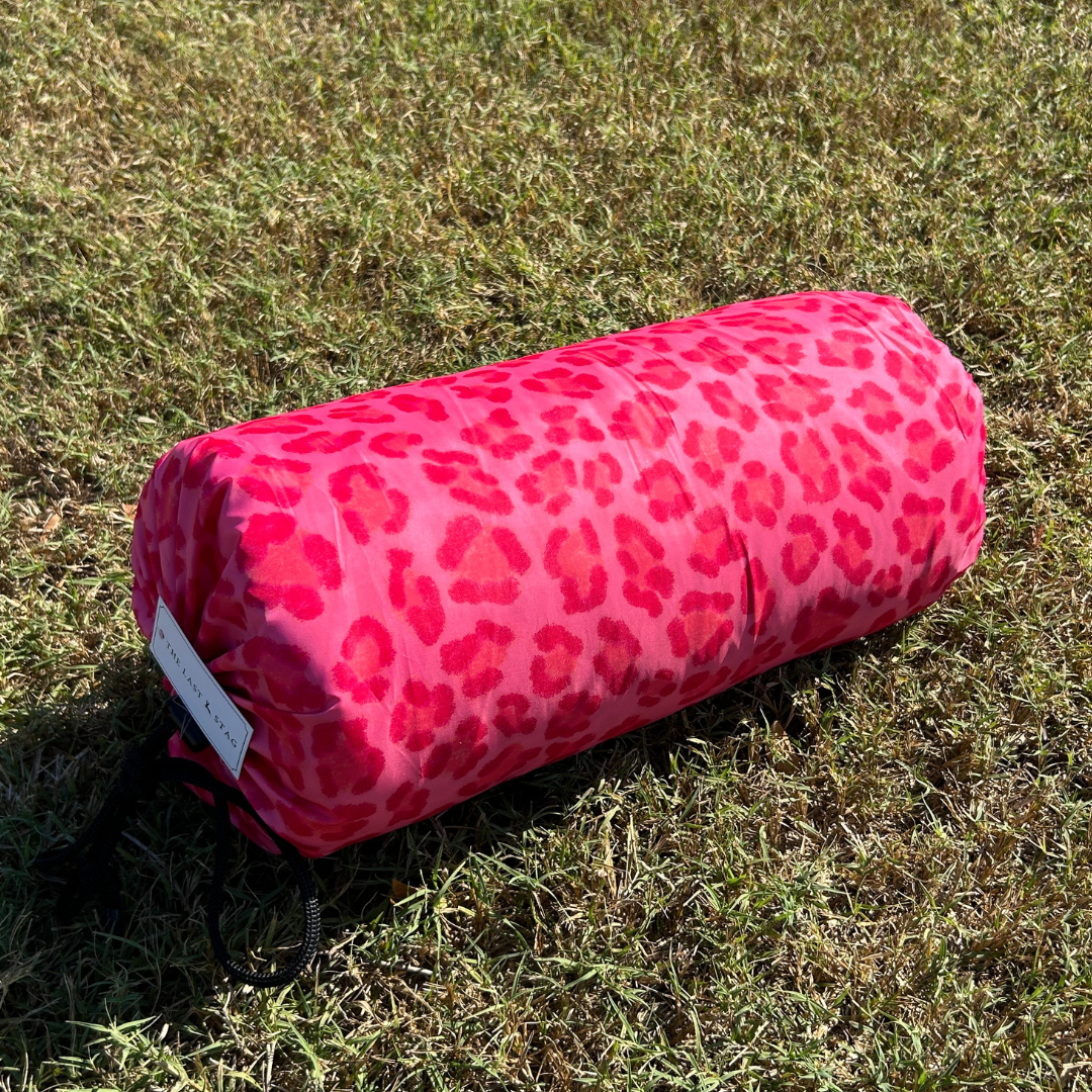 Pink Leopard - Indoor/Outdoor Puffy Blanket