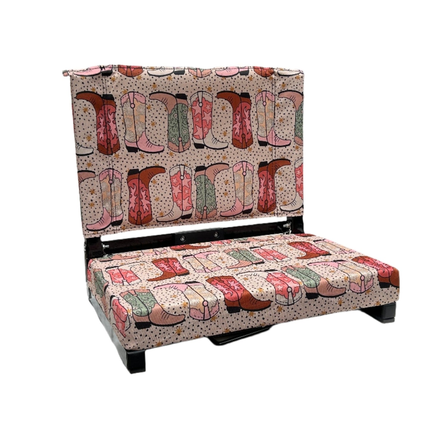 Cowgirl Boots Folding Stadium Seat
