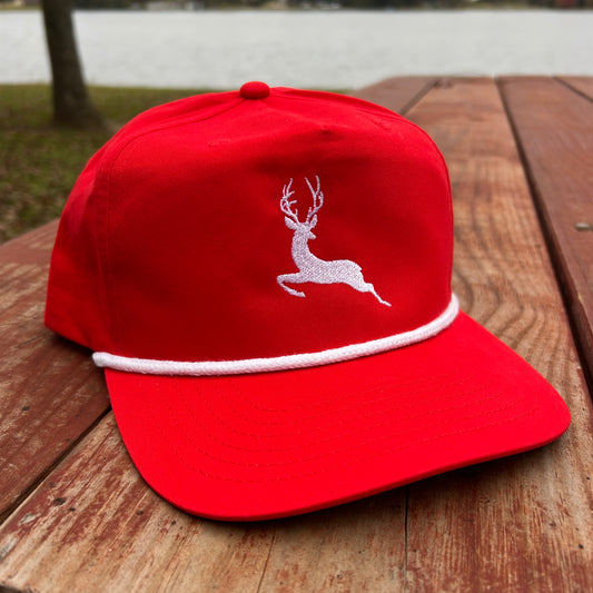 The Last Stag Golf Hat - Red/White