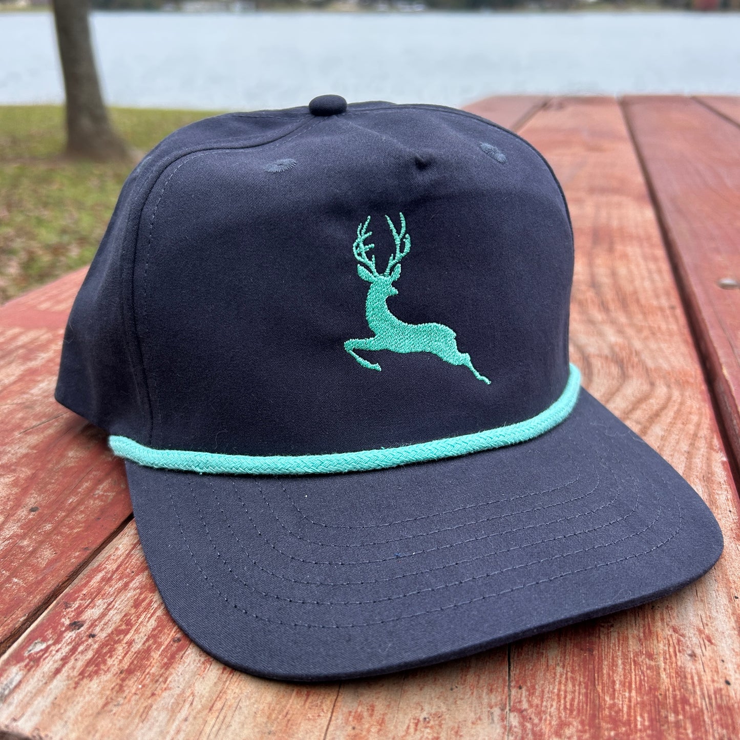 The Last Stag Golf Hat - Navy/Mint