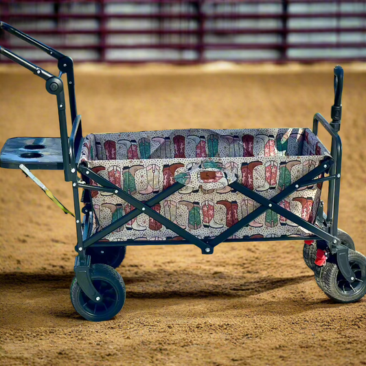 Western Boots Stroller Wagon