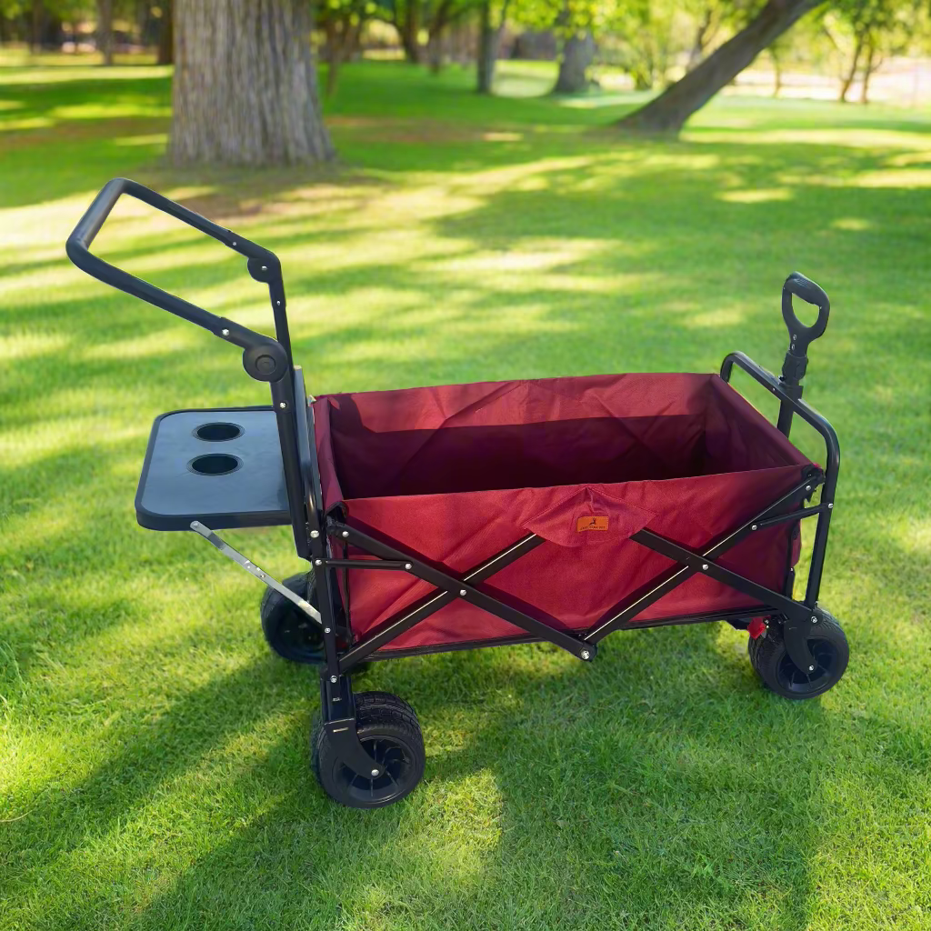 Maroon Stroller Wagon