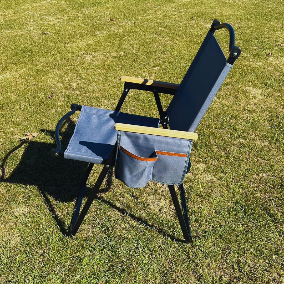Grey Folding Lawn Chair - Final Sale