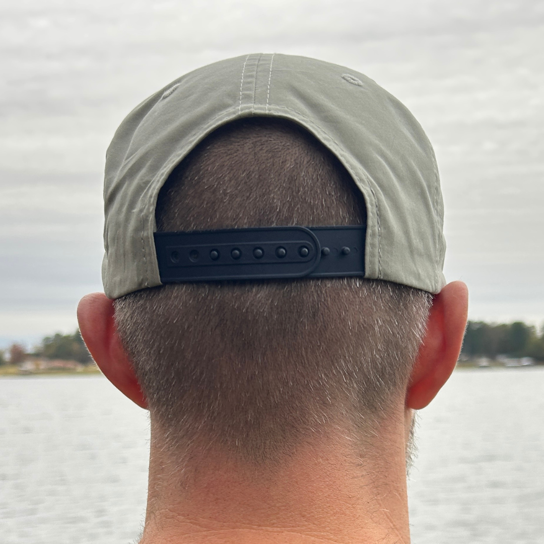 The Last Stag Golf Hat - Light Gray/Navy