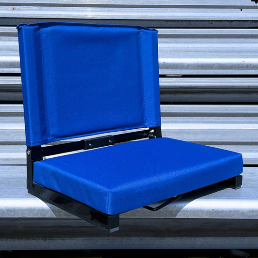 Blue Folding Stadium Seat