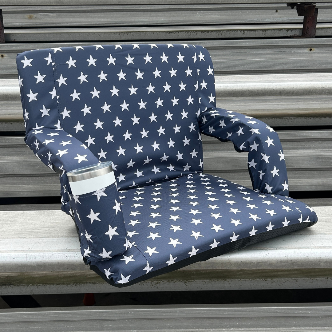 The Patriot 23" Stadium Seat with Armrests