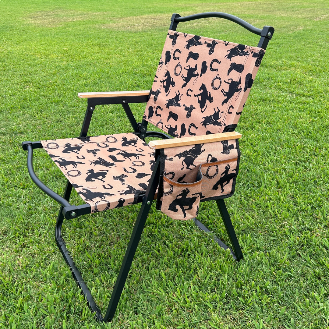 Rodeo Cowboy Folding Lawn Chair