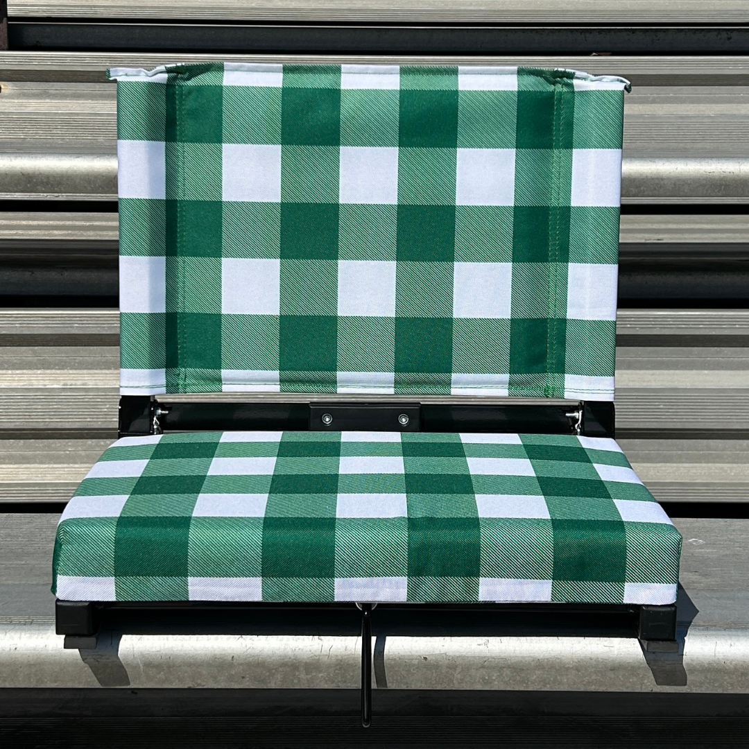 Green Buffalo Folding Stadium Seat