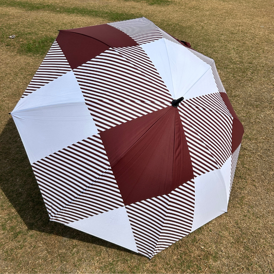 Maroon Buffalo - UPF 50+ Large Golf Umbrella
