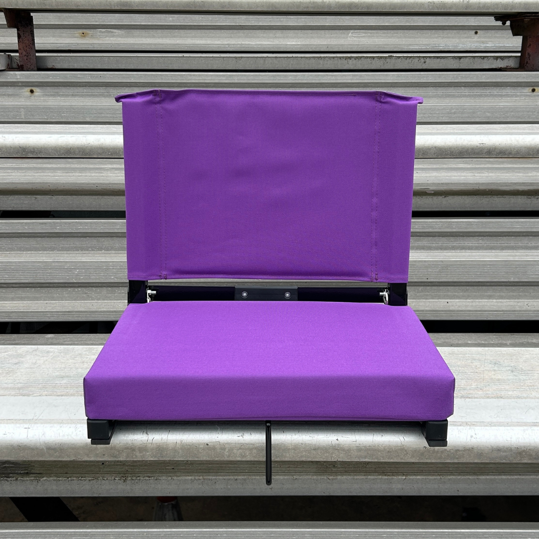 Purple Folding Stadium Seat