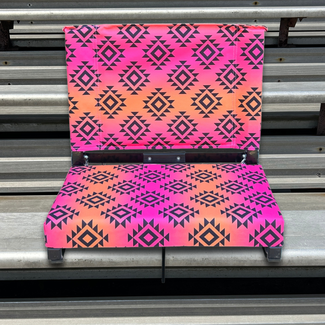 Neon Tribe Folding Stadium Seat