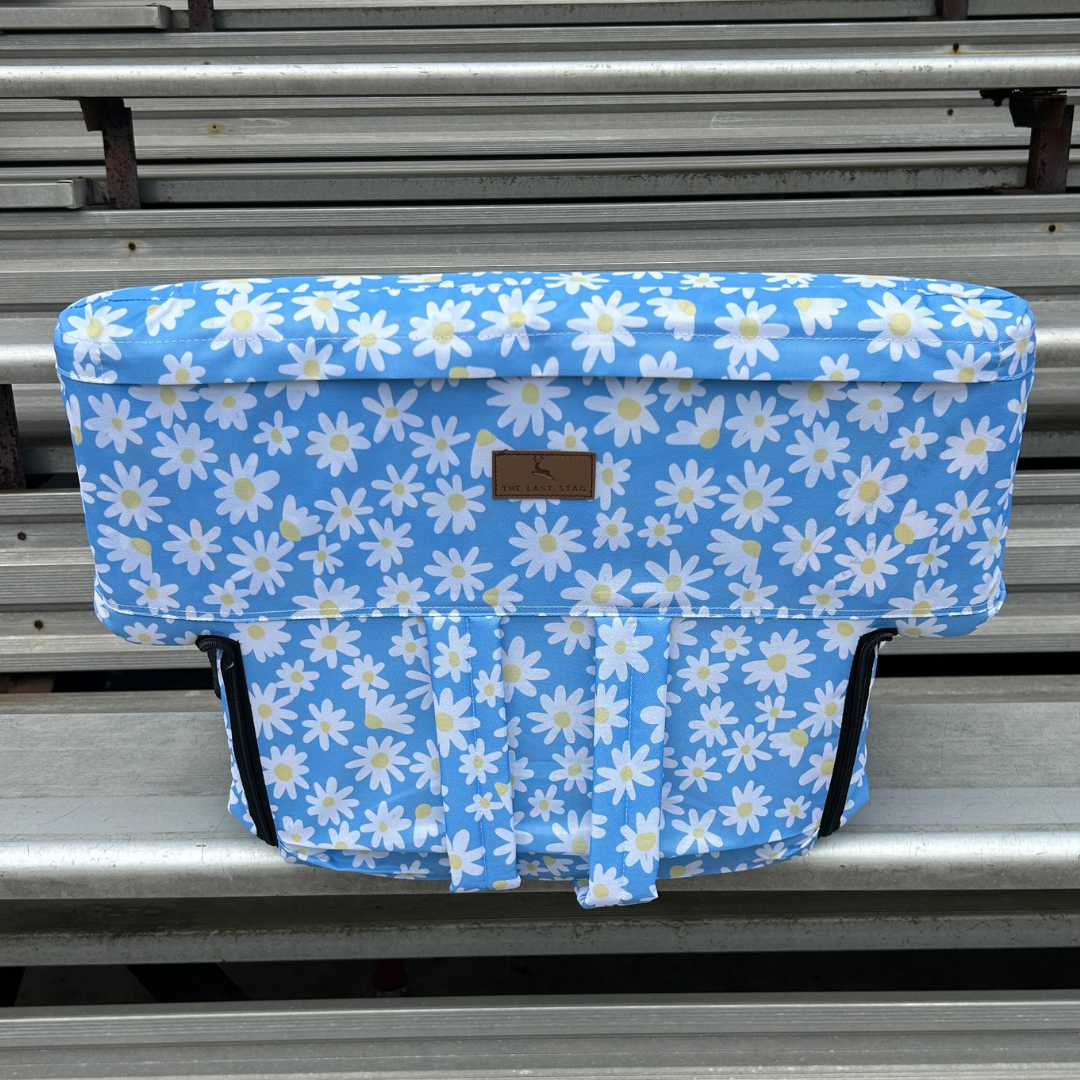 Spring Flowers 23" Stadium Seat with Armrests