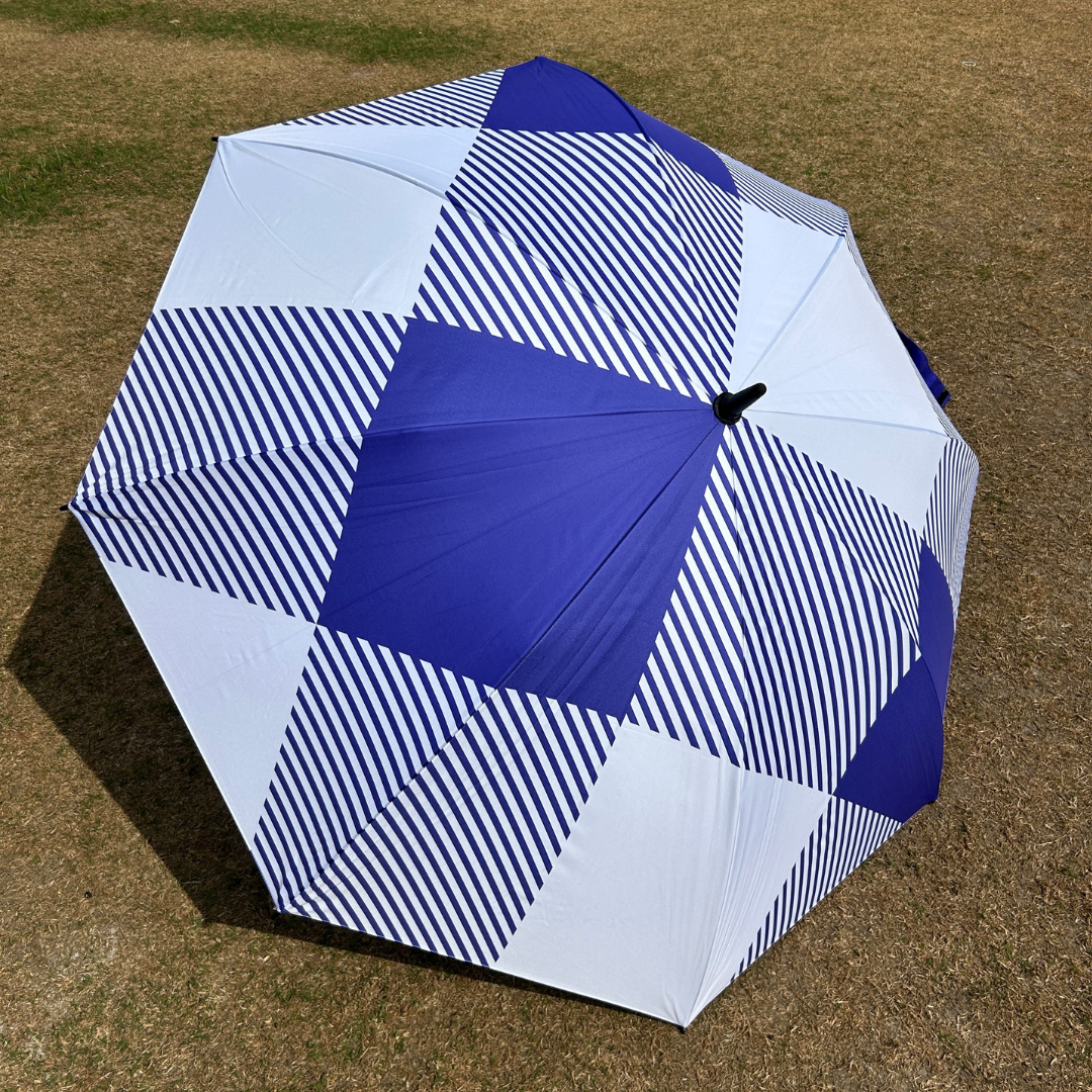 Purple Buffalo Check - Large Golf Umbrella