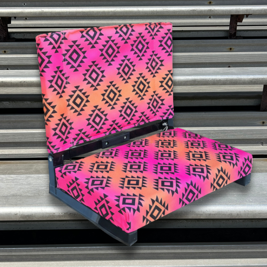 Neon Tribe Folding Stadium Seat