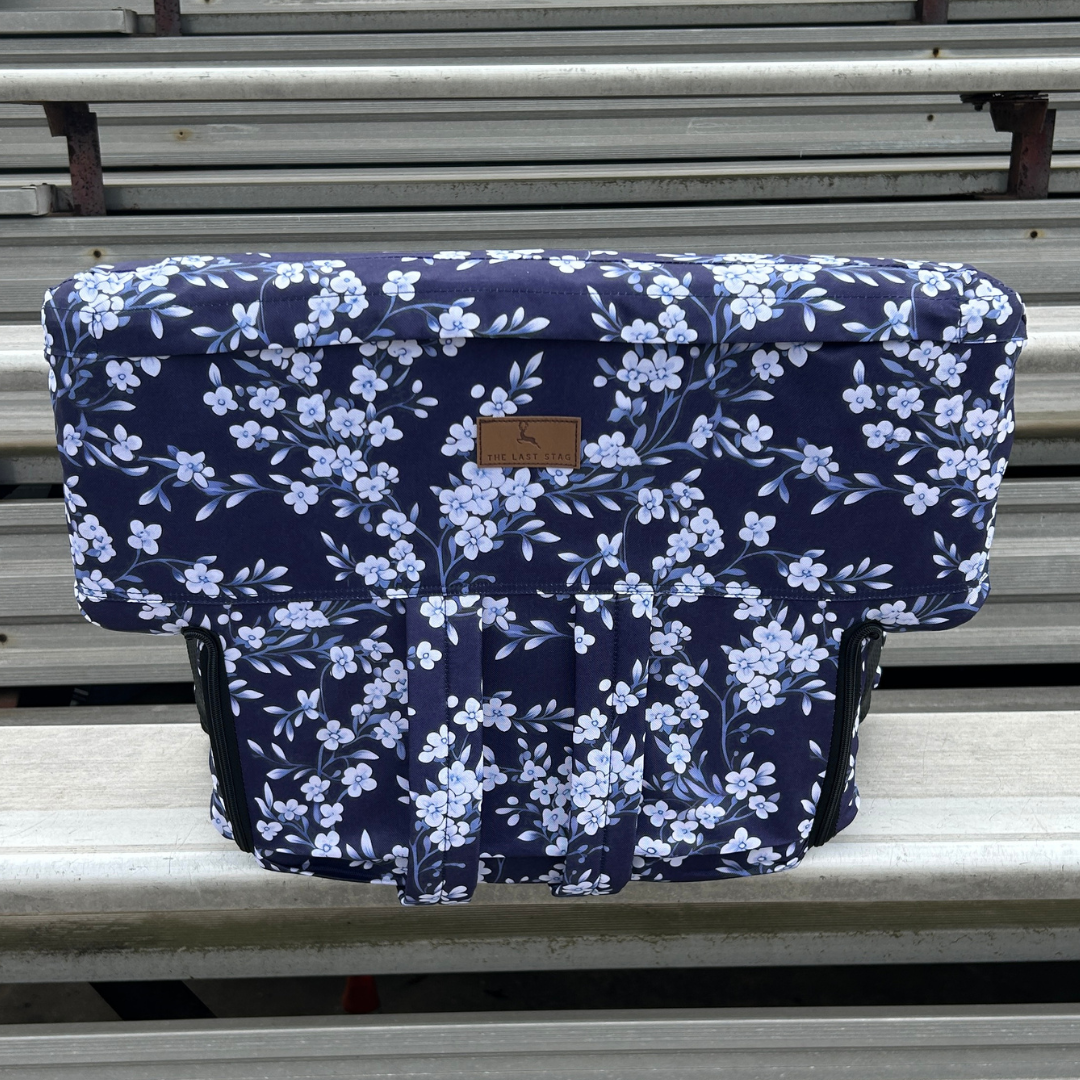 Charming Blues 23" Stadium Seat with Armrests