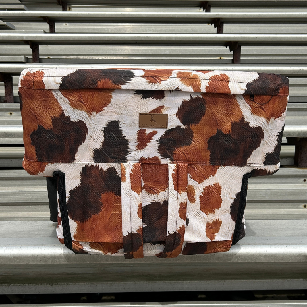 Brown Cow 23" Stadium Seat with Armrests