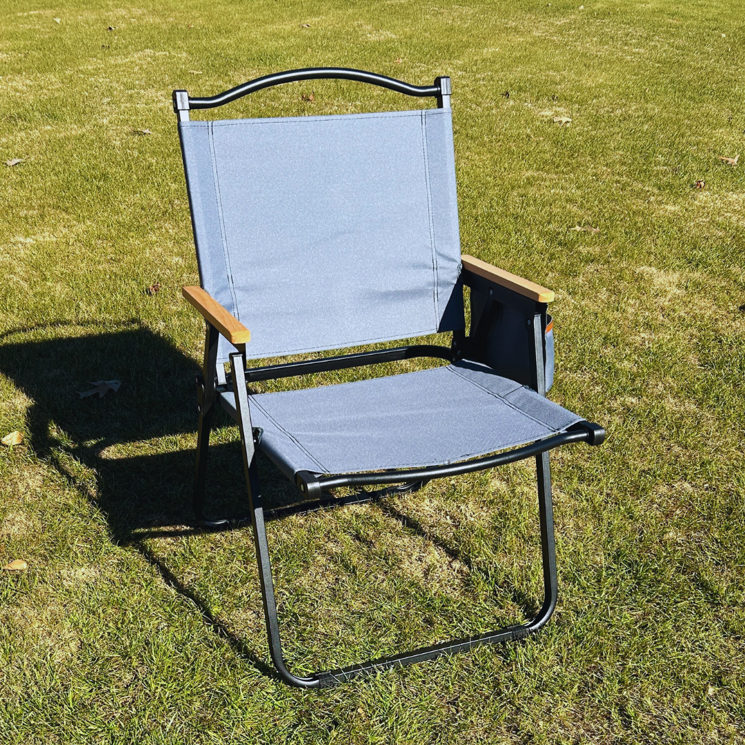 Grey Folding Lawn Chair - Final Sale