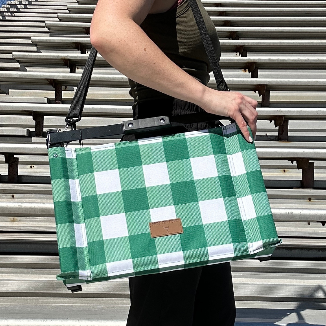 Green Buffalo Folding Stadium Seat