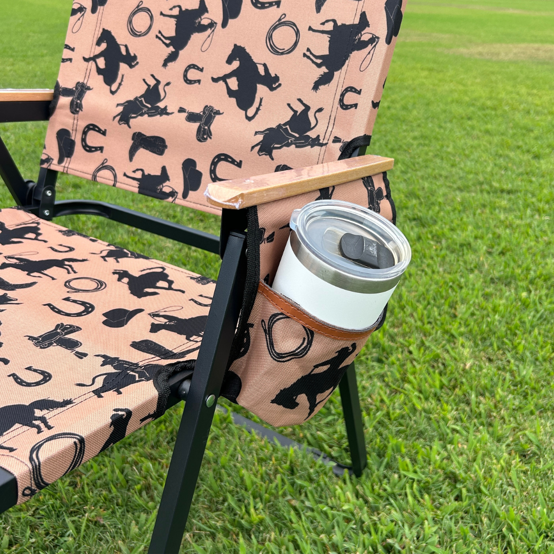 Rodeo Cowboy Folding Lawn Chair