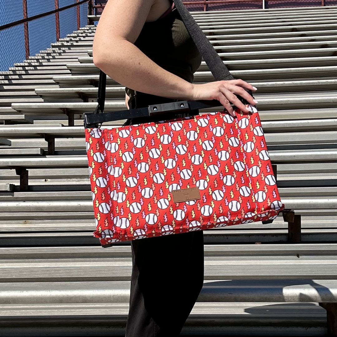 Baseball Lightning Folding Stadium Seat