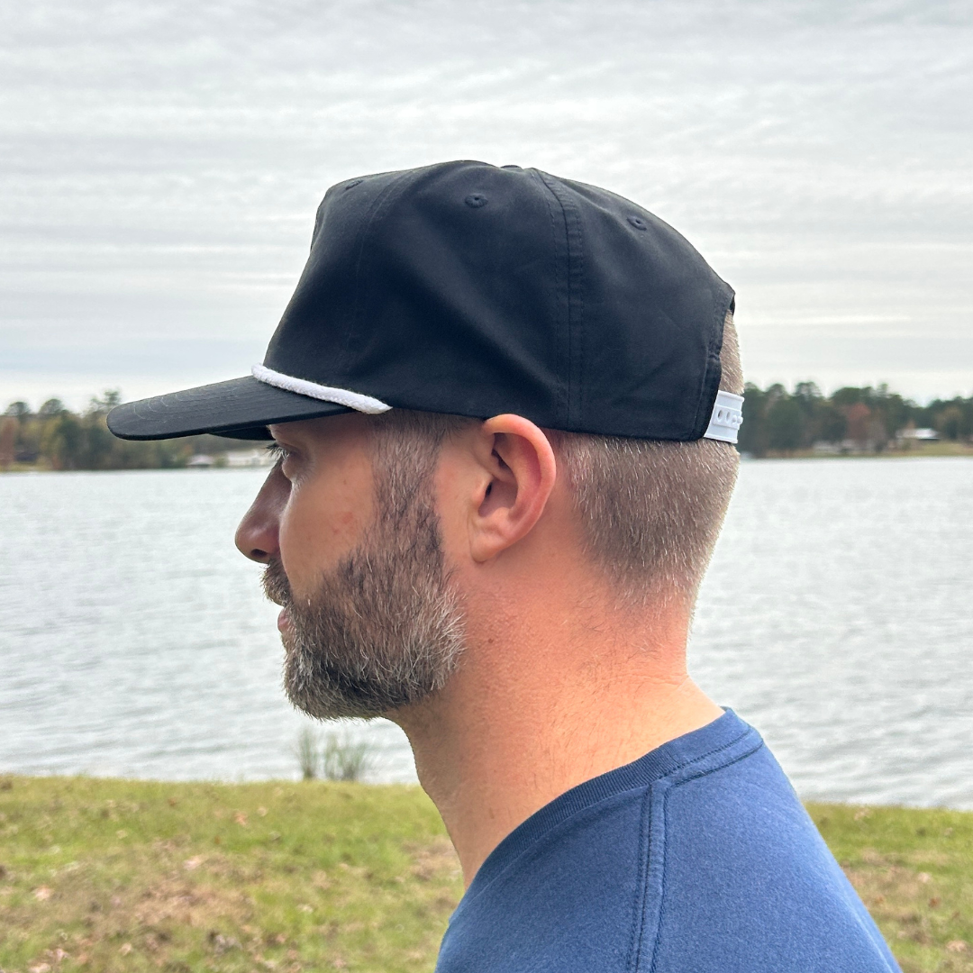 The Last Stag Golf Hat - Black/White