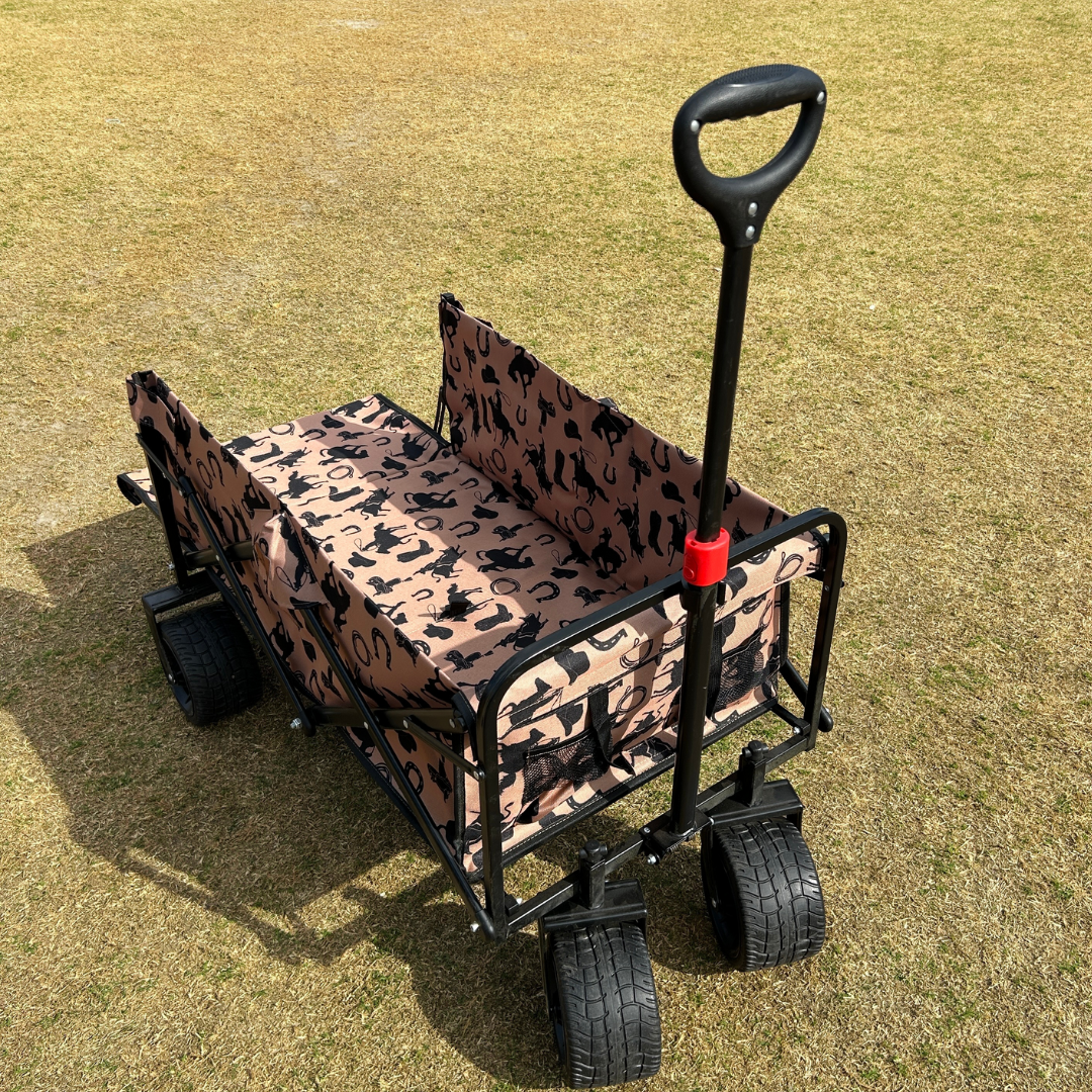 Rodeo Cowboy Tailgate Wagon
