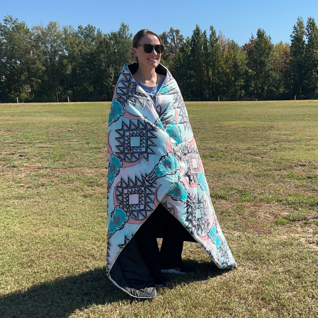 Wild West - Indoor/Outdoor Puffy Blanket