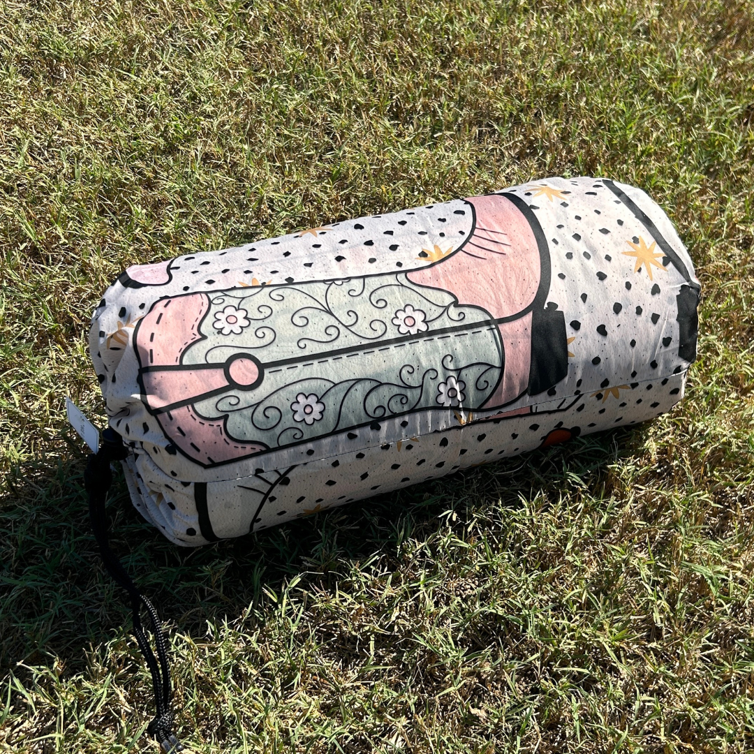 Cowgirl Boots - Indoor/Outdoor Puffy Blanket