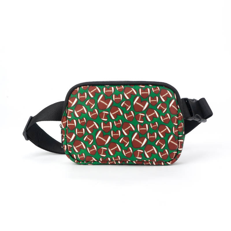 Football Hearts Easy Carry Belt Bag