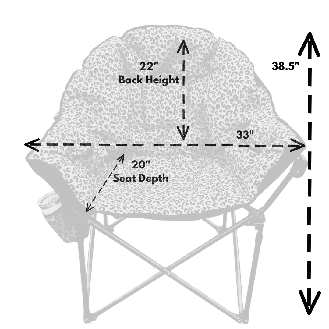Navy - Heated Camping Chair