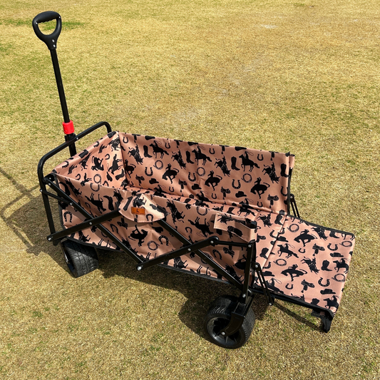 Rodeo Cowboy Tailgate Wagon