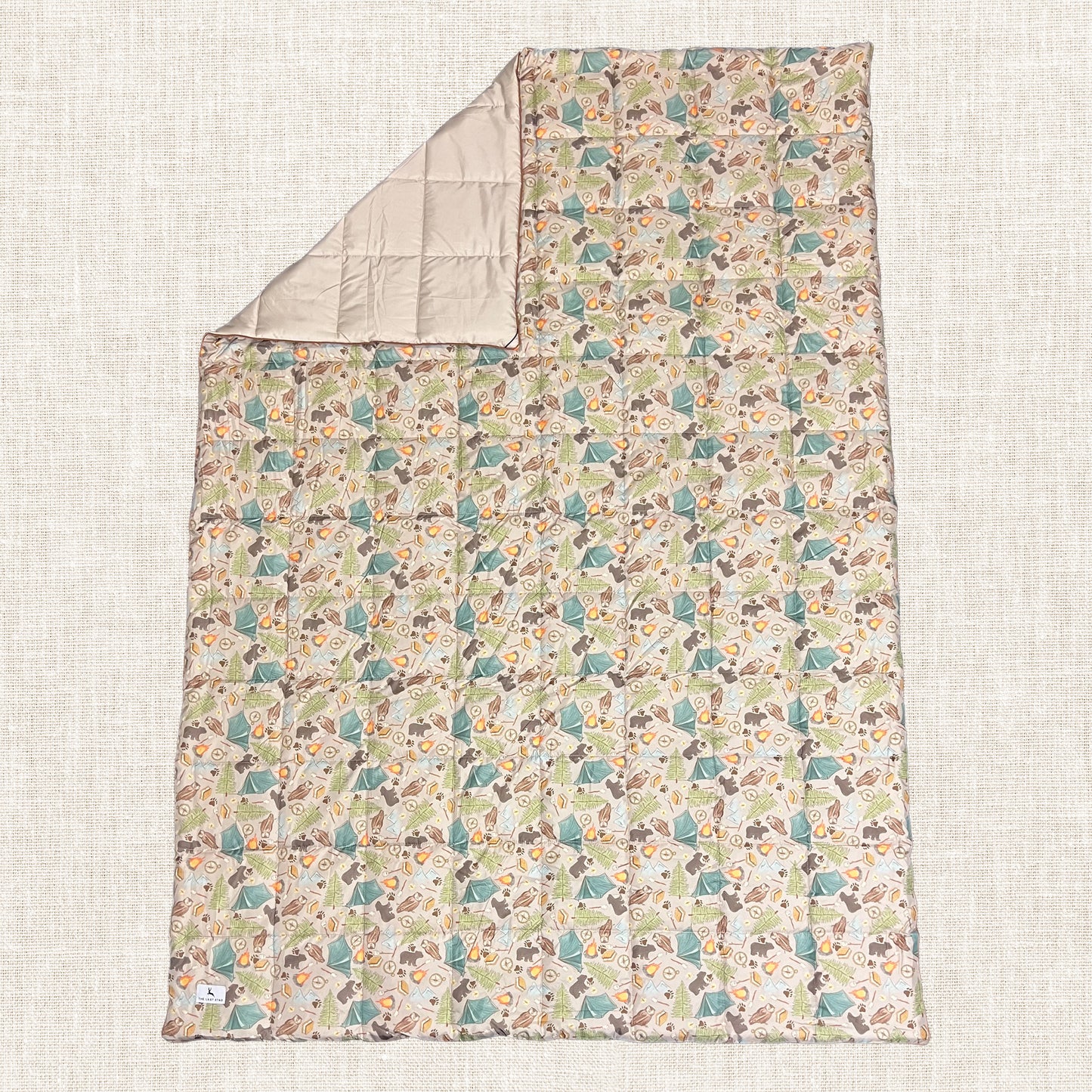 Gone Campin' - Indoor/Outdoor Puffy Blanket - Final Sale