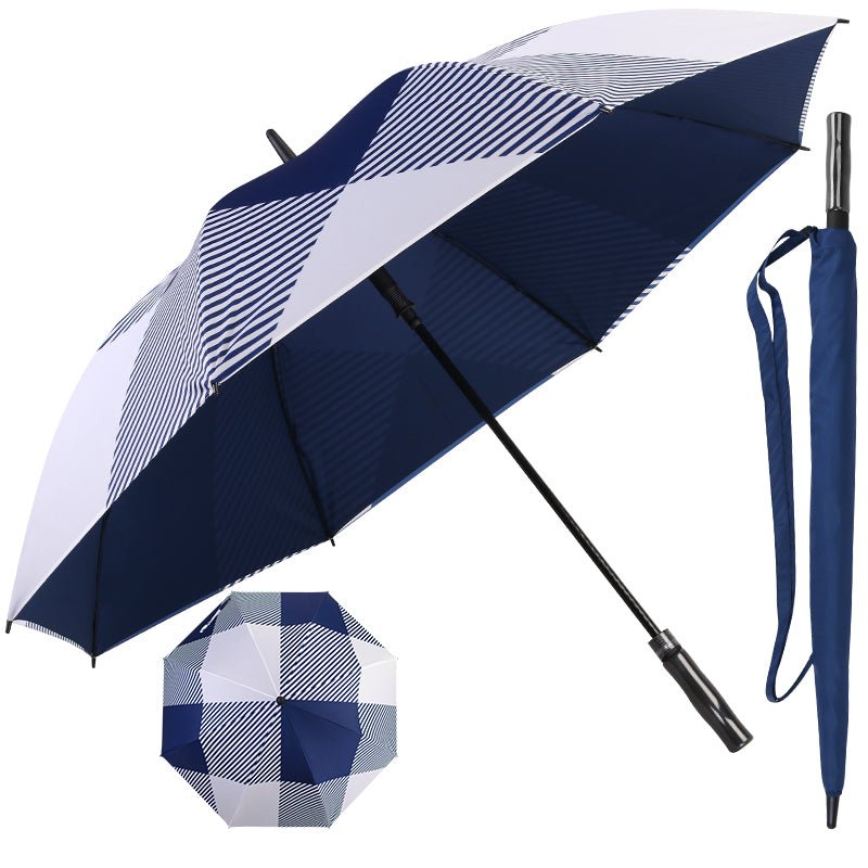 Navy Buffalo Large 52" Golf Umbrella - The Last Stag