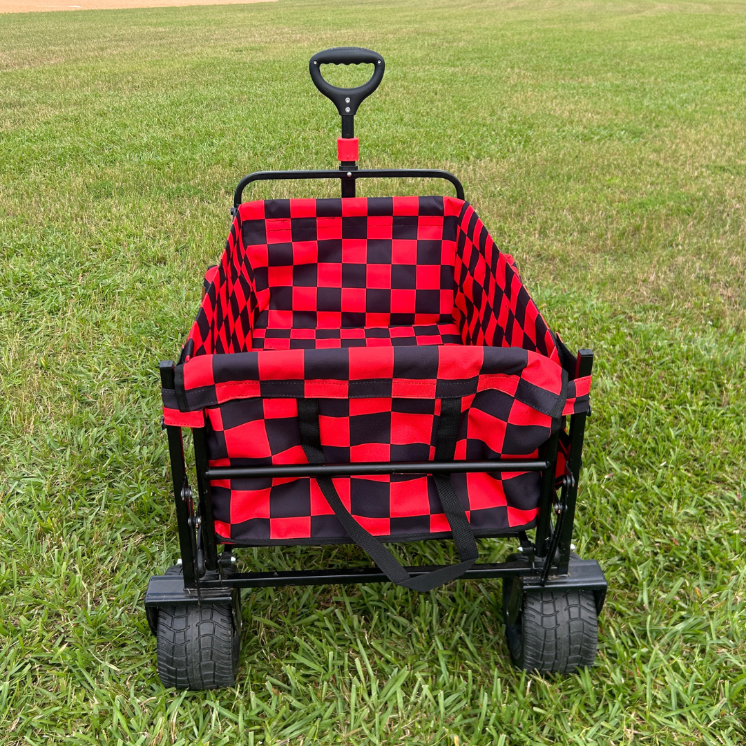 Red Checkerboard Tailgate Wagon