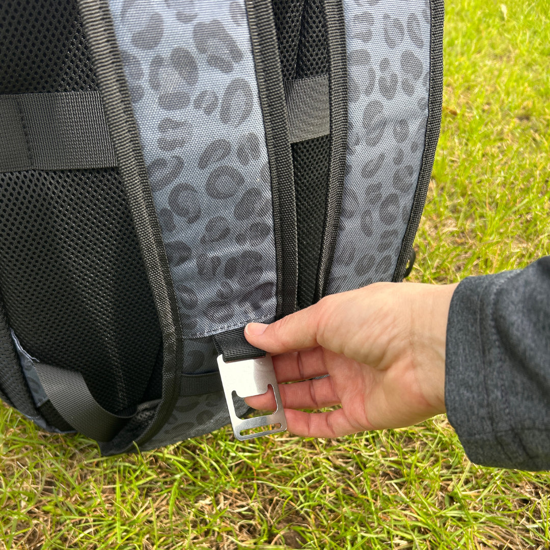 Black Leopard Backpack Cooler