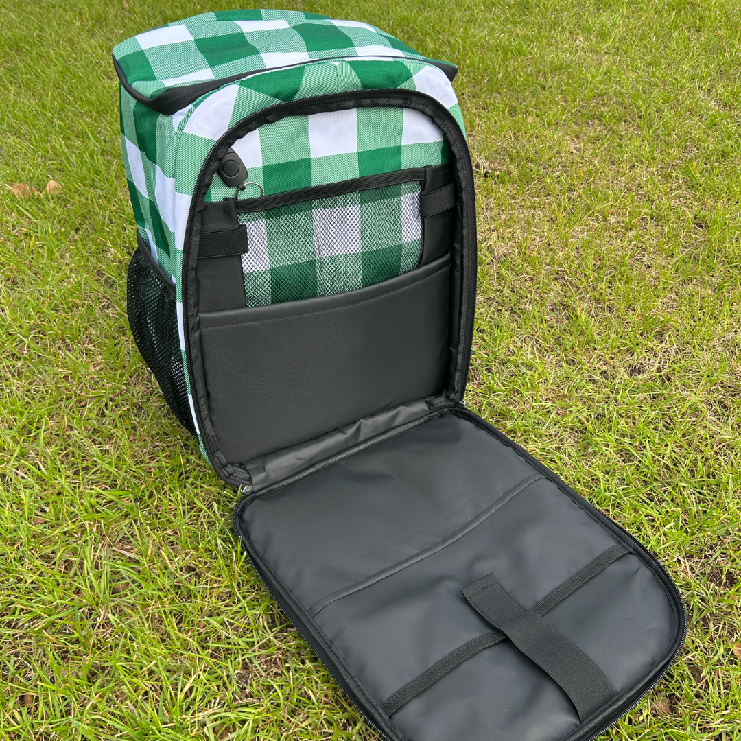 Green Buffalo Backpack Cooler
