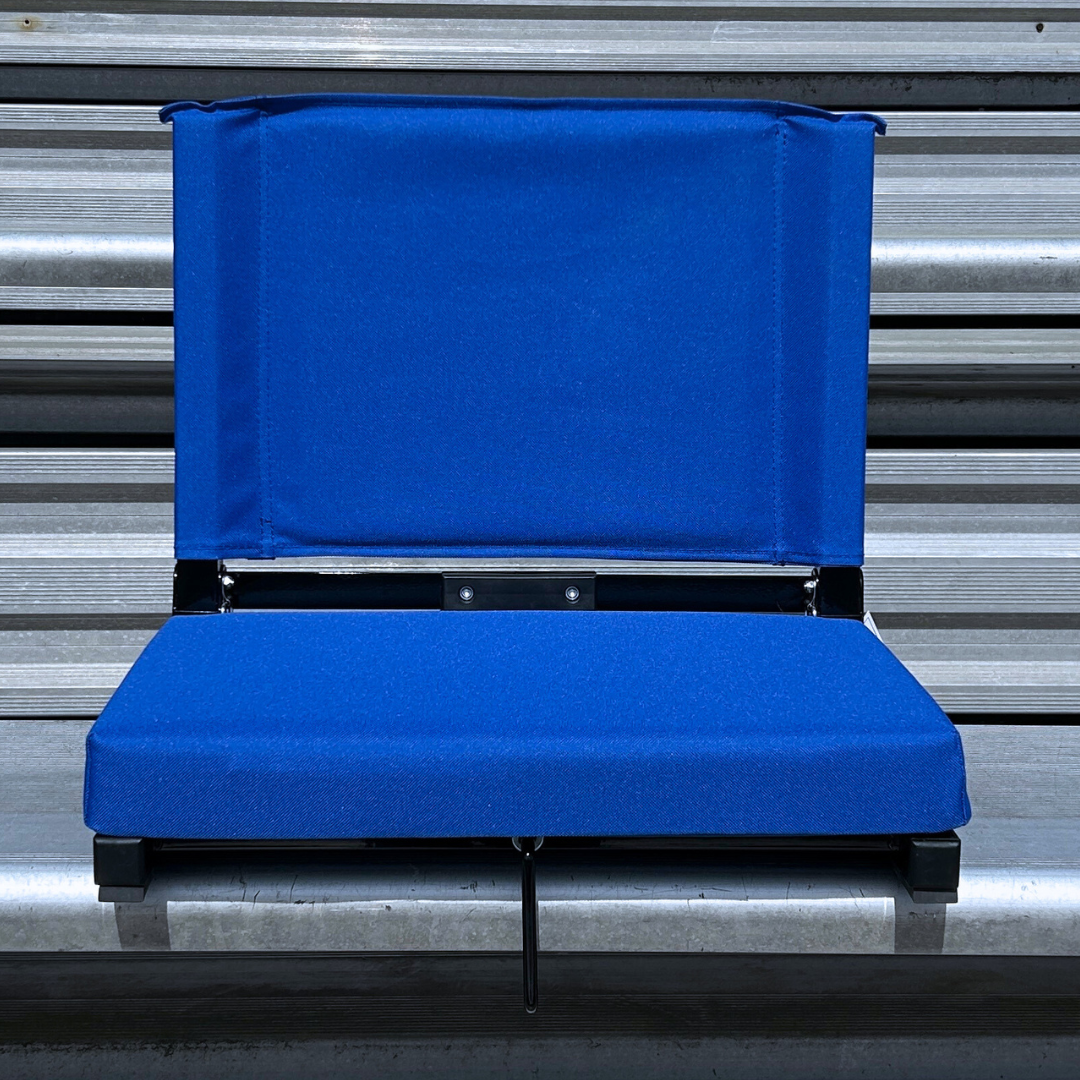Blue Folding Stadium Seat
