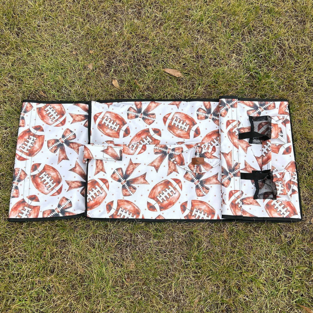 Footballs & Bows - Tailgate Wagon [INSERT]