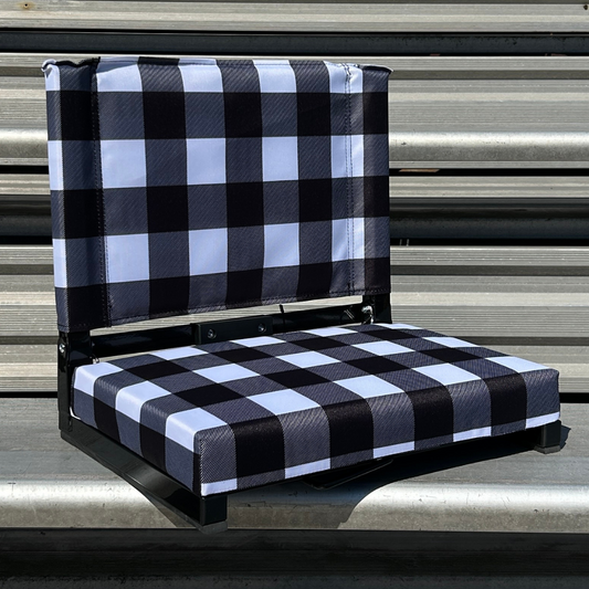 Black Buffalo Folding Stadium Seat